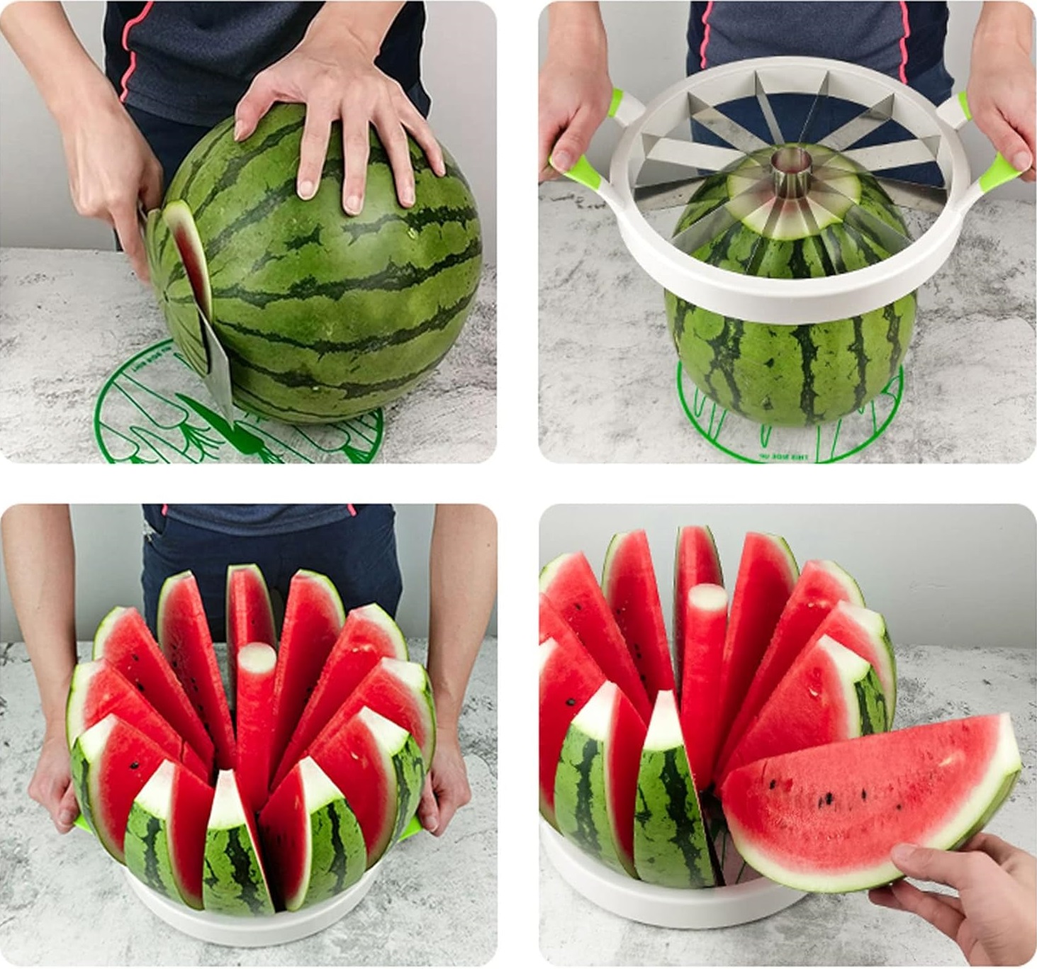 krájač na melón – nerezový